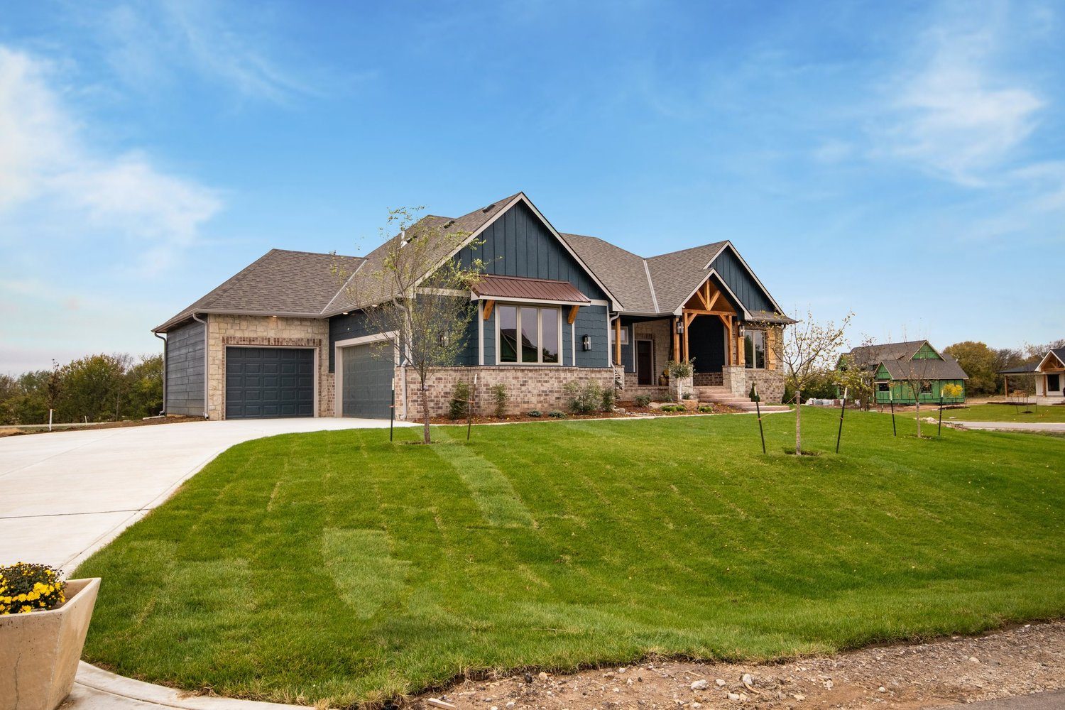 Bob Cook Homes model home at Cedar Ranch Estates